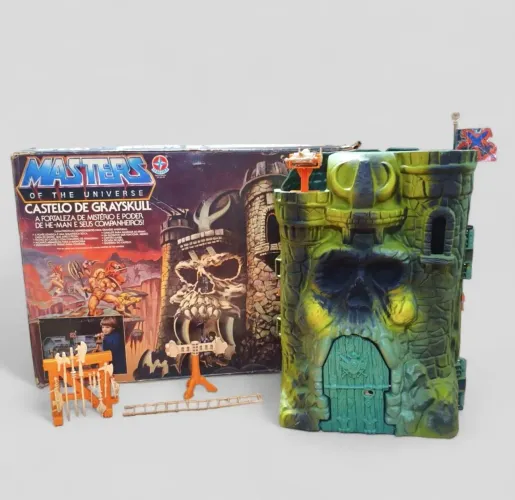 Castelo De Grayskull Com Caixa He-man Motu Anos 80