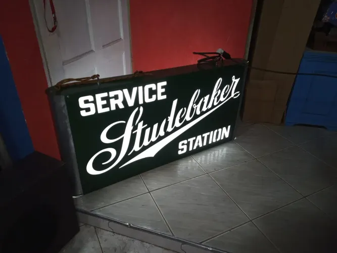 Luminoso em chapa ferro