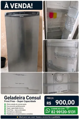 Geladeira Consul frost free 