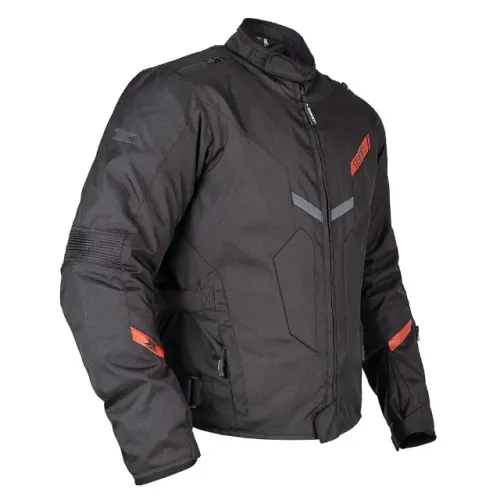 Jaqueta Texx New Strike V3 - Masculina - Preto/Vermelho - somos loja, parcelamos