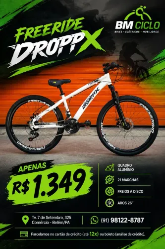 Bicicleta Freeride DroppX 26