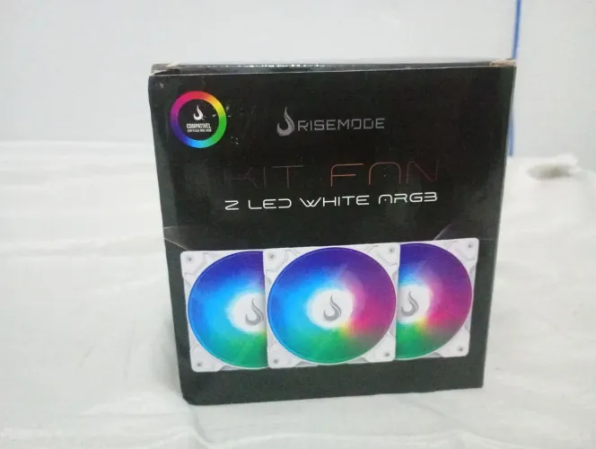3 Ventoinhas Fans RGB