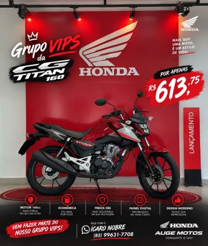 ? HONDA CG 160 TITAN 0KM - SUA NOVA CONQUISTA COMEÇA AQUI! ?