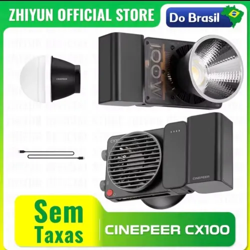 KIT LED Zhiyun Cinepeer CX100 (100W) - Novo e Pronta Entrega!