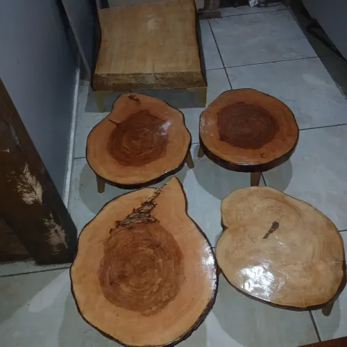 Venda de mesas de centro rustica.
