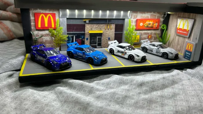 Lote miniatura GTR R35 HotWheels LibertWalk