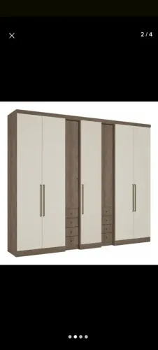 Guarda roupa grande semi novo 7 portas / 8 gavetas