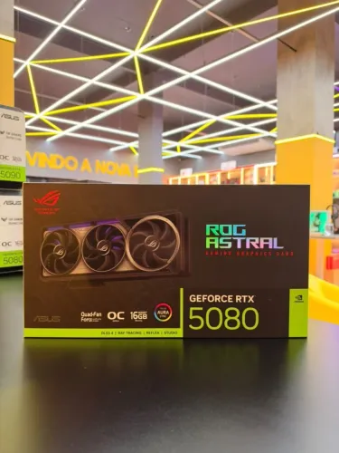 Placa de video RTX 5080 ROG STRIX 16GB