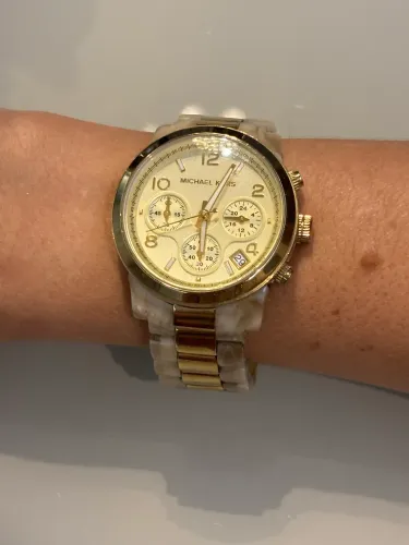 Relógio Michael Kors MK5139 original  linha Runway/Horn Effect