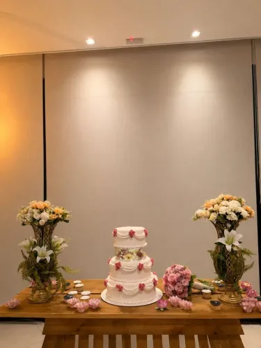 Bolo cenográfico casamento 