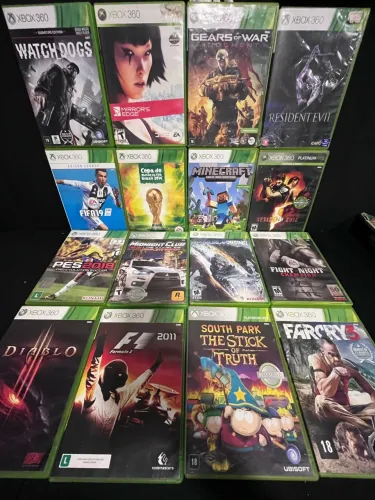 Lote 20 Jogos originais Xbox 360