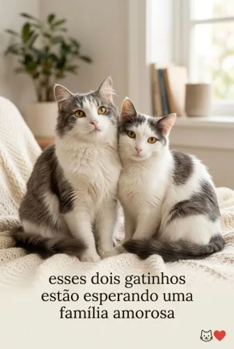 ? ADOÇÃO RESPONSÁVEL - GATINHOS ADULTOS ?