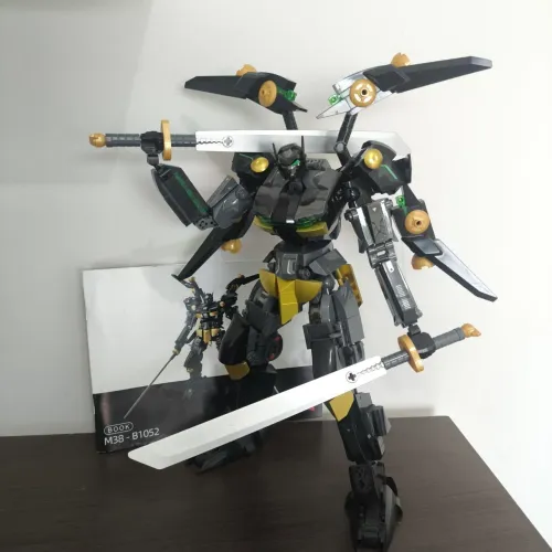 Loja mundo - Batman Mecha Original Sluban 534+ peças Action figure Boneco articulado Lego