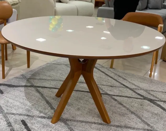 Mesa Redonda 1,35 Alto Padrão NOVO