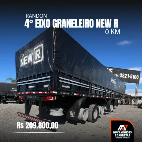 GRANELEIRA RANDON NEW R 4° EIXO 0 KM