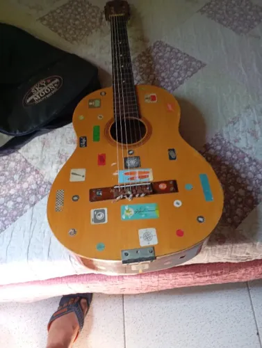 Cavaquinho elétrico e violão simples