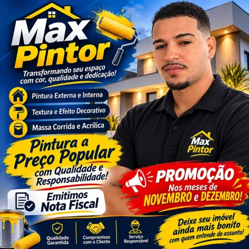 pintor profissional tem promoção de fim de ano e com preço popular