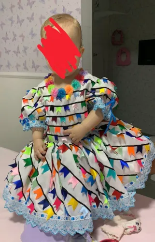 VESTIDO JUNINO 1 ANO