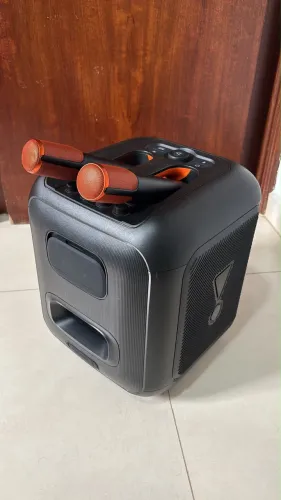 JBL PARTYBOX ENCORE ORIGINAL- 2 microfones