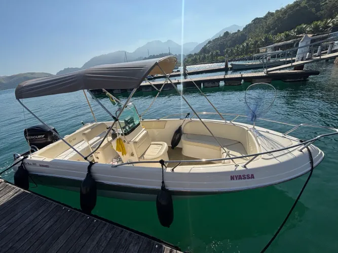LANCHA FISHING (FISH) 18 PÉS + MERCURY 60HP CT ZERO!!!