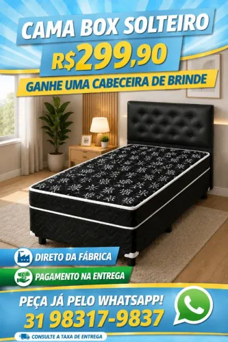 Cama box solteiro