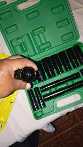 Kit de soquete longo 15 peças 