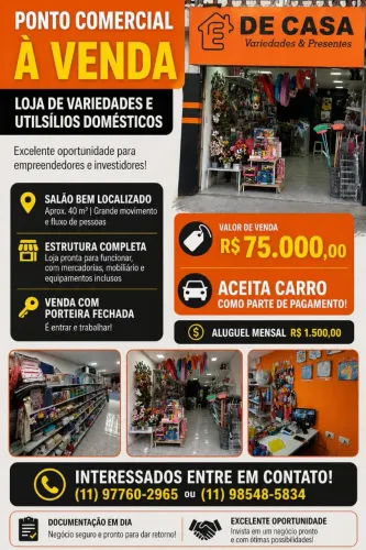 Loja de variedades e utensílios domésticos 061
