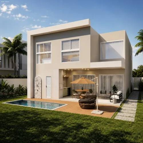 Casa em Condomínio para Venda em Rio das Ostras, Alphaville, 3 dormitórios, 3 suítes, 5 ba