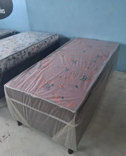 Cama solteiro unibox espuma