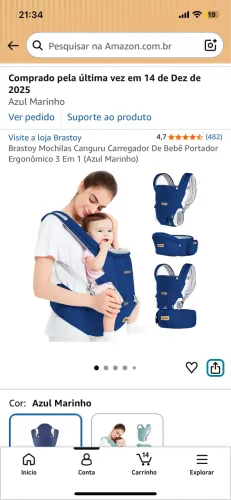 Canguru para bebê 