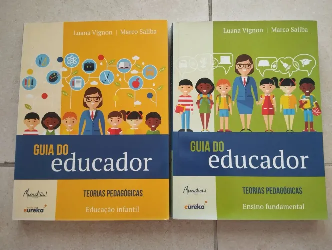 Kit com 2 livros Guia do educador - Teorias pedagógicas 