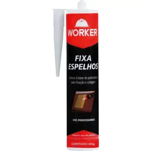 Adesivo Para Fixar Espelho Em Pu Branco 400G Worker