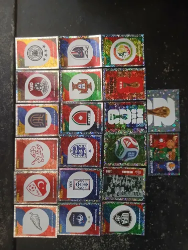 Figurinhas Brilhantes copa do mundo 2026