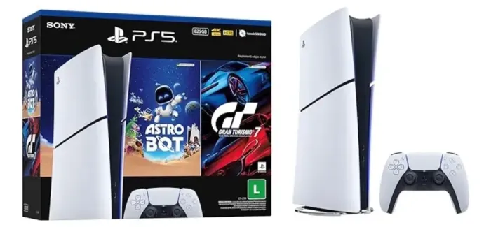 Ps5 com 2 jogos mídia física