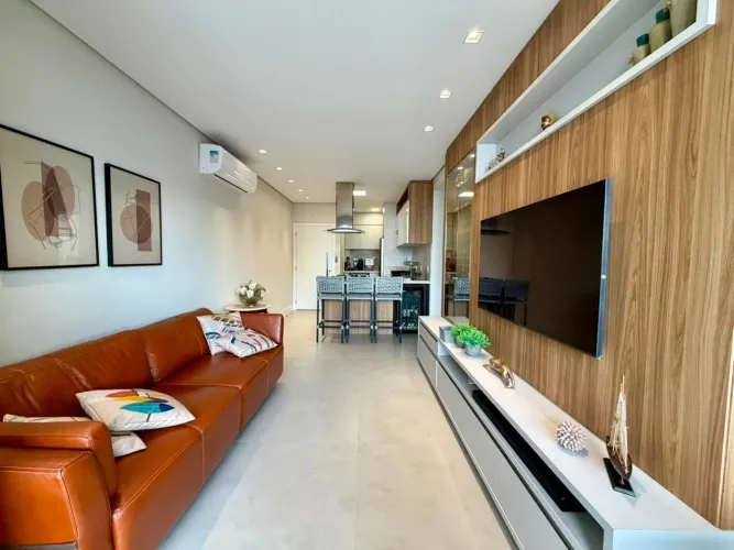 Apartamento Mobiliado na Praia Grande - Conforto, Sofisticação e Excelente Localização