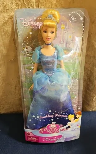 BONECA BARBIE CINDERELA SPARKLING 2008 nova lacrada