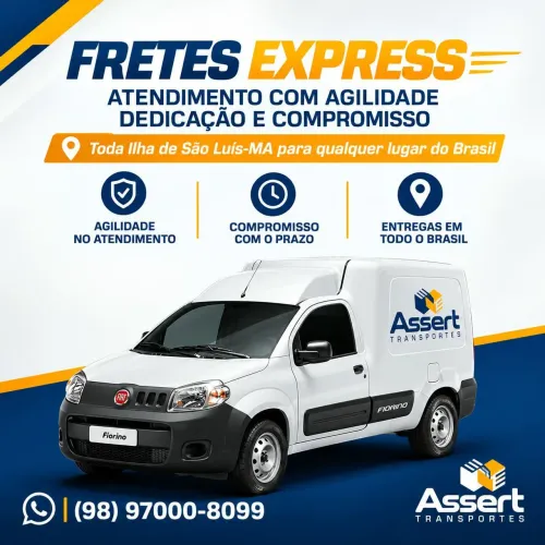 Fretes rápidos & Transportes urgentes| Fiorino | Capital & Interior