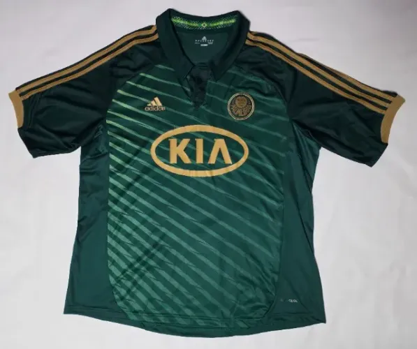 Linda Camisa 3 Do Palmeiras 2012 Adidas Kia Tamanho 2gg Futebol