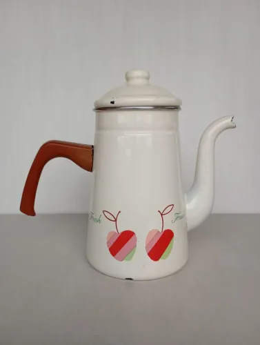 Bule esmaltado mãe ágata ( leia a descrição)