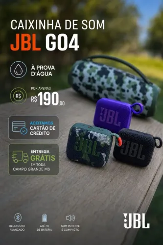 Caixa do Som JBL Go 4