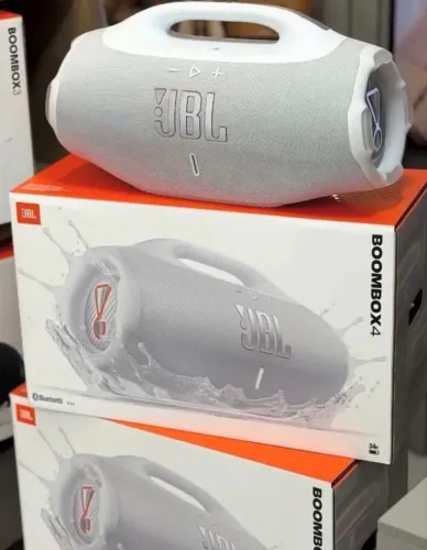 Jbl Boombox 4 Branca lacrada | Loja física BH