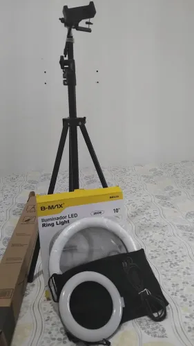 Ring Light + tripé 2,10
