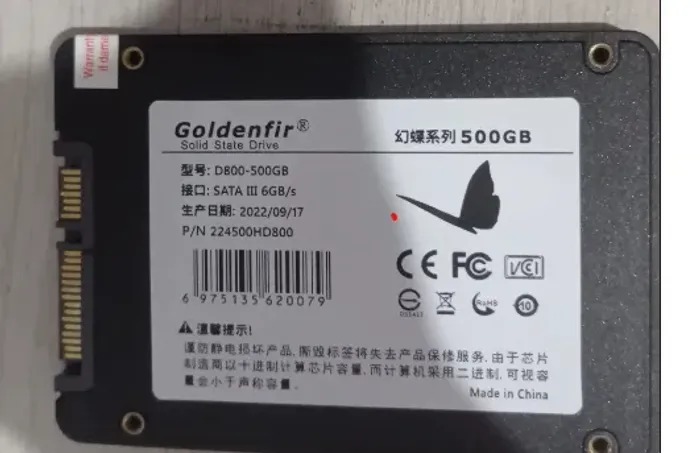 SSD 500gb GoldenFir