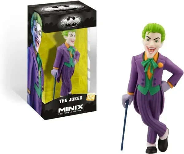 MINIX Figura Colecionável Joker - DC Comics | Boneco PVC 12 cm Licenciado Oficialmente