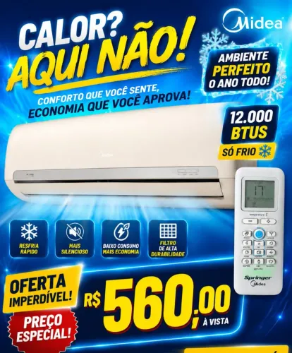 Ar condicionado Midea 12.000btus