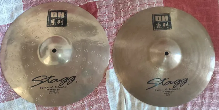 Prato - Par chimbal hi hat Stagg DH 14" b20