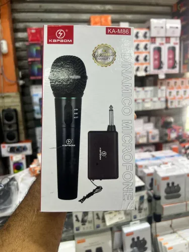 Microfone Sem Fio Wireless Profissional Kapbom Ka-m86