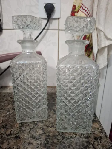 Garrafa de bebida de vidro 2 unidades