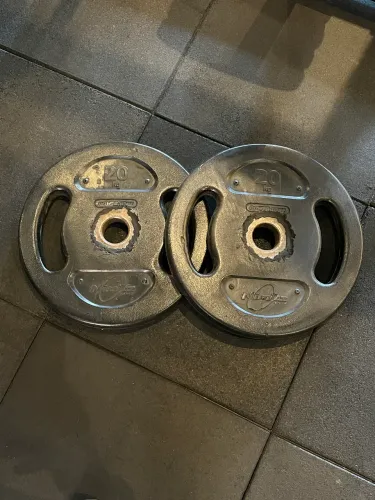 Anilha Emborrachada, Vulcanizada 20kg Nimitz 