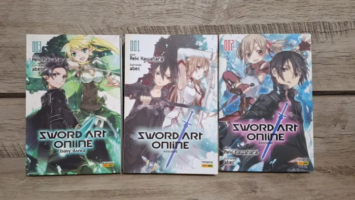 Novel - Sword Art Online 1 ao 3